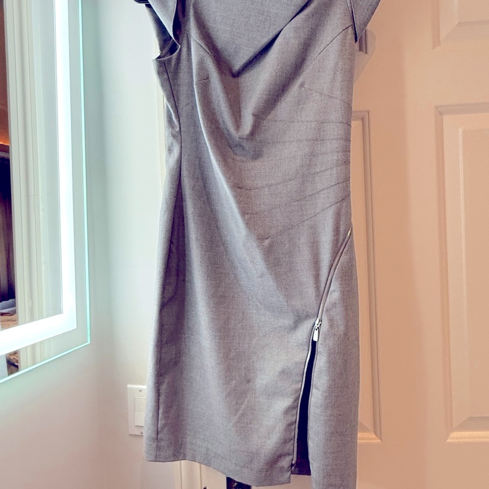 Elegant Gray Women's Dress